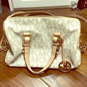 Mk white purse